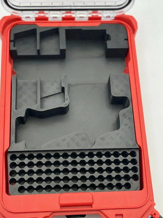 Sig Sauer P320 X Five Milwaukee PACKOUT Low Profile Bin (Insert Only) Red Dot