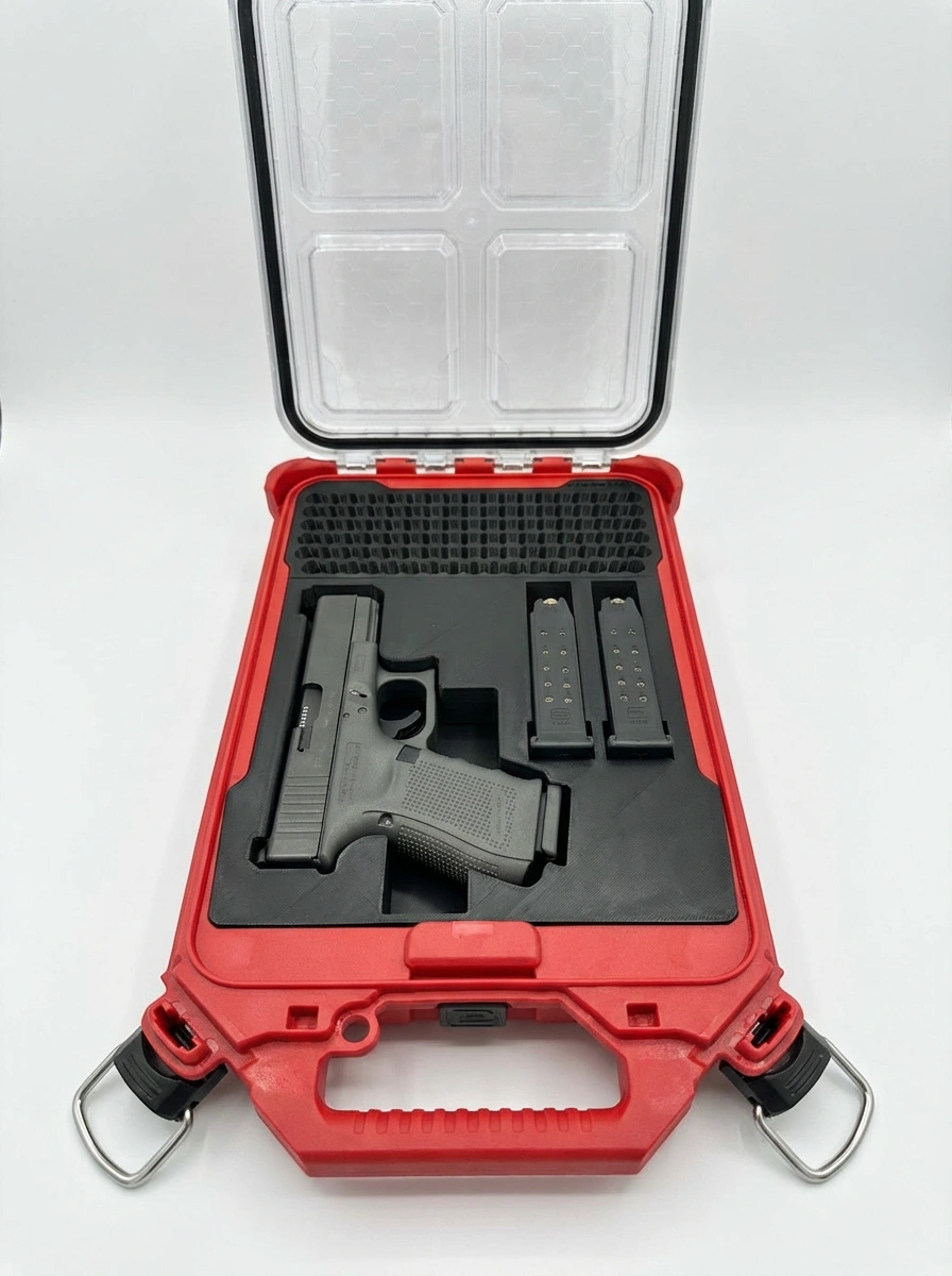Glock 19 / 23 Gen 4 Milwaukee PACKOUT Low Profile Bin (Insert Only)