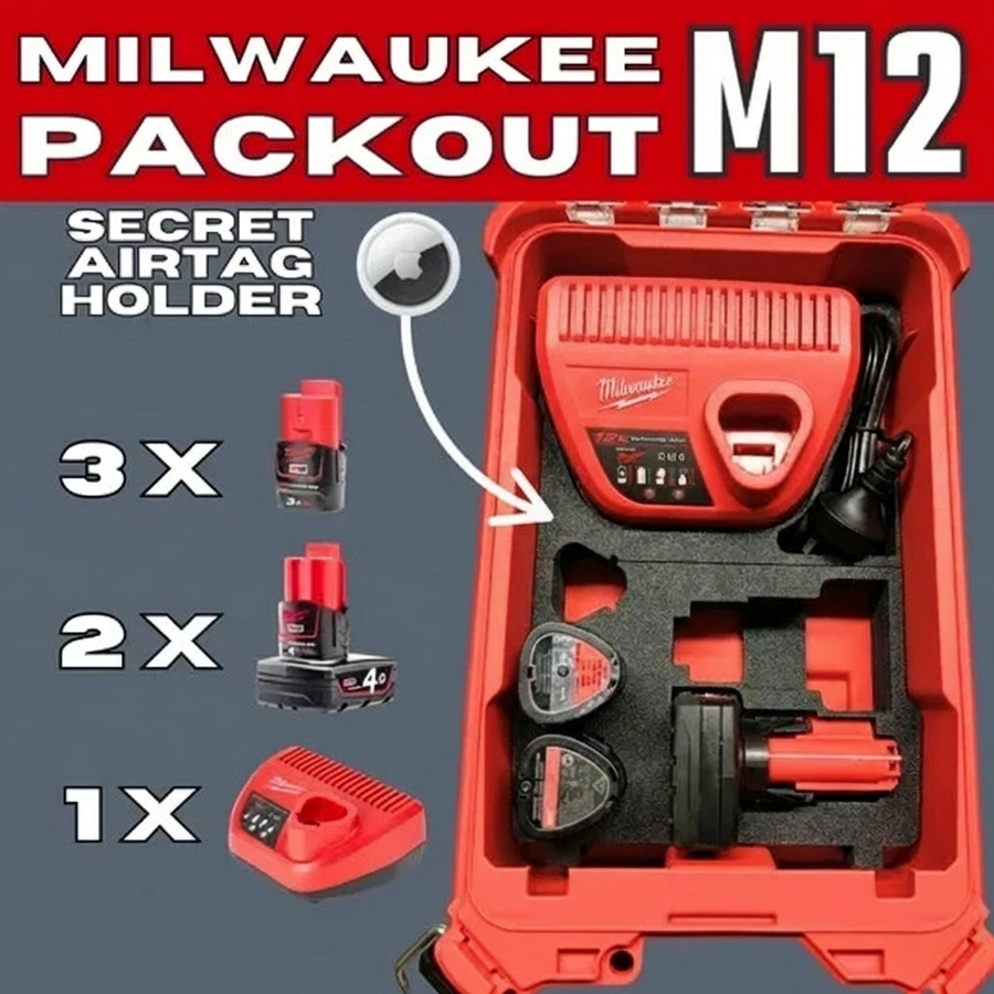 M12 Battery & Charger Insert for PACKOUT Compact Organizer (Insert Only)