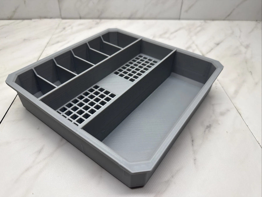 Milwaukee PACKOUT Low Profile Storage Bin Organizer Insert (Insert Only) GRAY