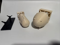Little Boy MK-1 and Fat Boy MK-3 Atom Bomb Model 3D Printed 1/20 US Military
