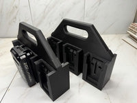 Battery Basket Carrier Caddy Holder for Porter Cable 6 slot Black
