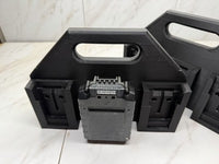 Battery Basket Carrier Caddy Holder for Porter Cable 6 slot Black