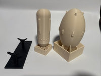 Little Boy MK-1 and Fat Boy MK-3 Atom Bomb Model 3D Printed 1/20 US Military