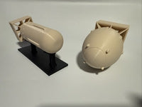 Little Boy MK-1 and Fat Boy MK-3 Atom Bomb Model 3D Printed 1/20 US Military