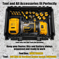 DeWalt DCW600B 20V Router Insert for Deep Compact Organizer (Insert Only)