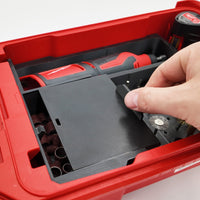 M12 Rotary Tool Liner for Milwaukee Packout Organizer Compact Box Bit Sander Fit