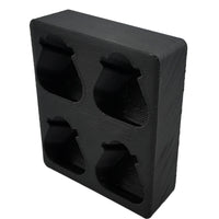 Packout Wall M12 Battery Holder Quad Mount (Small Batteries)
