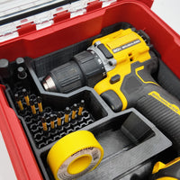 20V Brushless Drill (DCD794) Organizer for Milwaukee Compact Packout (Insert Onl