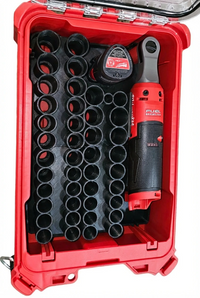 Fits Milwaukee M12 Ratchet & Socket Insert for PACKOUT Organizer (Insert Only)