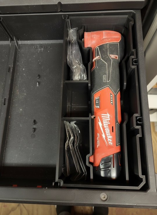 Milwaukee PACKOUT Drawer Insert – M12 Multitool Organizer (Insert Only) MD