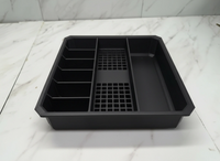 Milwaukee PACKOUT Low Profile Storage Bin Organizer Insert (Insert Only) BLACK