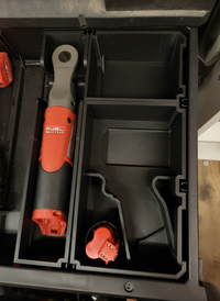 M12 Impact Wrench packout insert Organizer (Gen 2 – Right Side) (Insert Only)