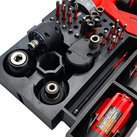 M12 Fuel Installation Drill Organizer for Milwaukee Packout insert 2 and 3