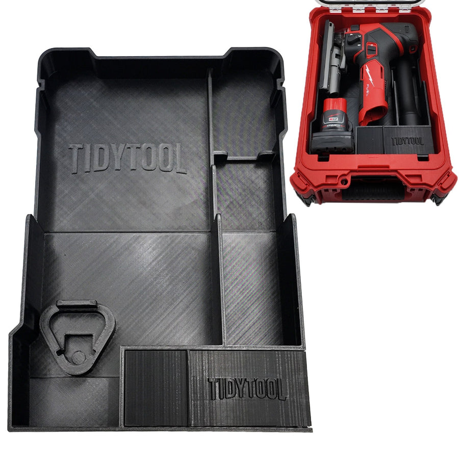 M12 Fuel Jigsaw Organizer for Milwaukee Compact Packout insert 2545-20