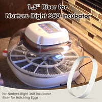 Nurture Right 360 Incubator Lid Riser - 1.5 Inch, 2 Inch and Custom Size & Color