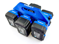 Kobalt Battery Caddy / Holder / Carrier - 6 - Pack Strong High Quality