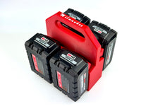 Milwaukee Battery Caddy / Carrier/ Holder / 4 Pack Storage Strong High Quality