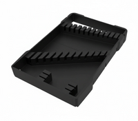 14 Piece Wrench Organizer for Milwaukee PACKOUT Low Profile Bin (Insert Only) BK
