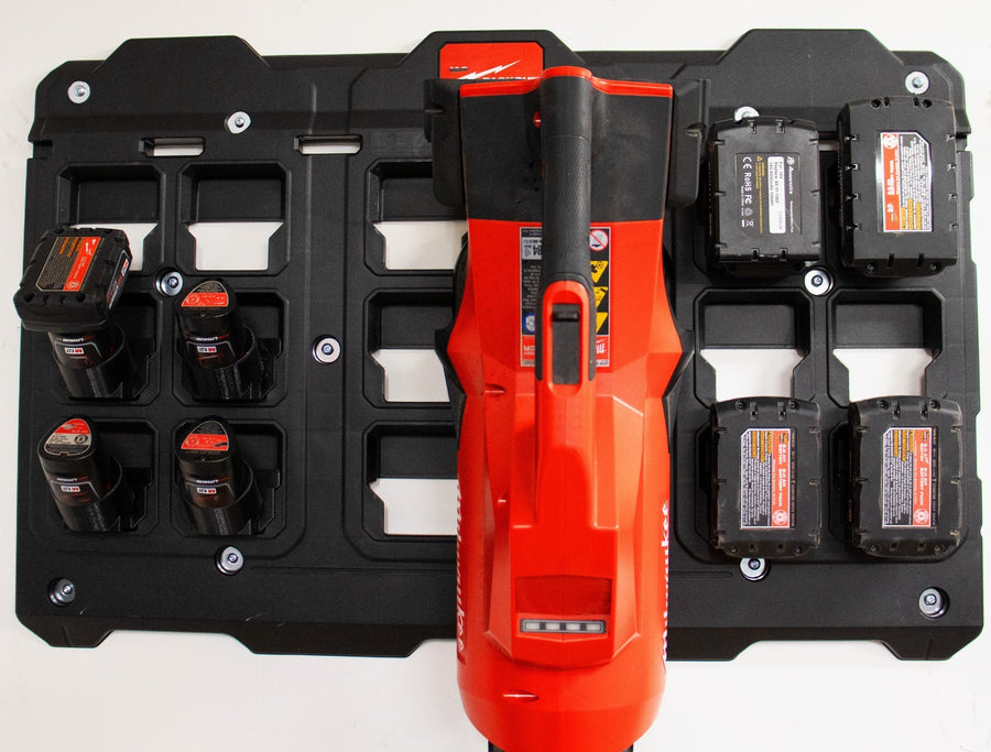Packout Wall M18 Dual Battery Blower Mount