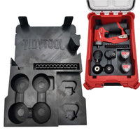 M12 Fuel Installation Drill Organizer for Milwaukee Compact Packout insert 2505