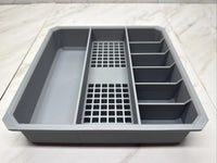Milwaukee PACKOUT Low Profile Storage Bin Organizer Insert (Insert Only) GRAY