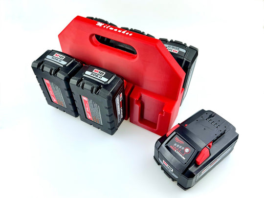 Milwaukee M18 6 Slot Battery Caddy Carrying Case Battery Holder