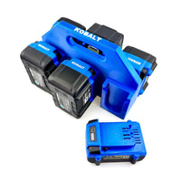 Kobalt Battery Caddy / Holder / Carrier - 6 - Pack Strong High Quality