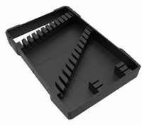 14 Piece Wrench Organizer for Milwaukee PACKOUT Low Profile Bin (Insert Only) BK