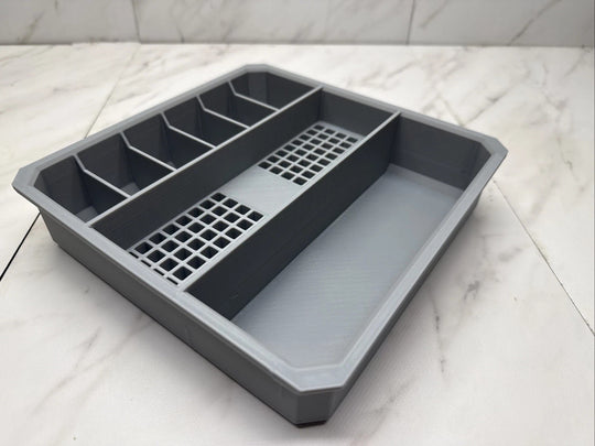 Milwaukee PACKOUT Low Profile Storage Bin Organizer Insert (Insert Only) GRAY