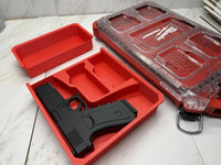 Milwaukee Packout 3d Printed Full Size Pistol Gun Tray for 48-22-8436 RED