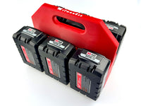 Milwaukee M18 6 Slot Battery Caddy Carrying Case Battery Holder