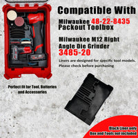 M12 Right Angle Die Grinder Packout Insert (Insert Only) 3485-20