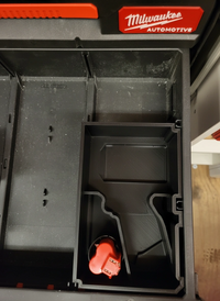 M12 Impact Wrench packout insert Organizer (Gen 2 – Right Side) (Insert Only)